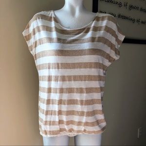 Gold & Cream New York & Company Career Blouse